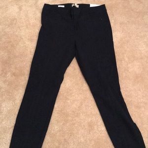 LOFT outlet navy modern skinny ankle pant size 10
